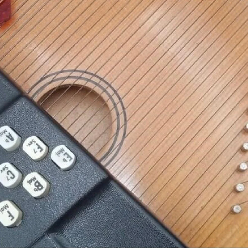 Oscar Schmidt Autoharp - Natural Wood Finish - Picture 5 of 14